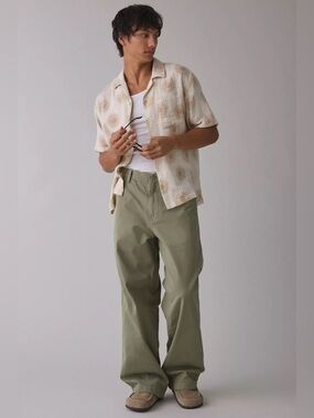 BDG Nitro Baggy Fit Chinos Dark Green 32x32 NWT URBAN OUTFITTERS